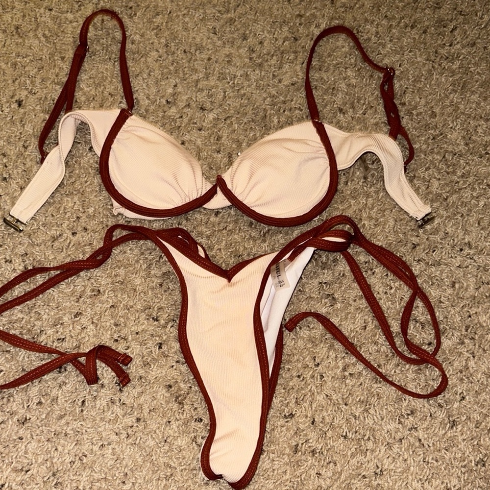 Two-Tone Bikini Set